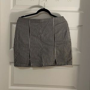 Hollister striped mini skirt size L